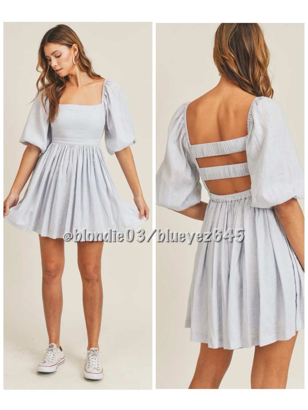 Mable Londyn 3/4 Slv Fit & Flare Mini Dress S